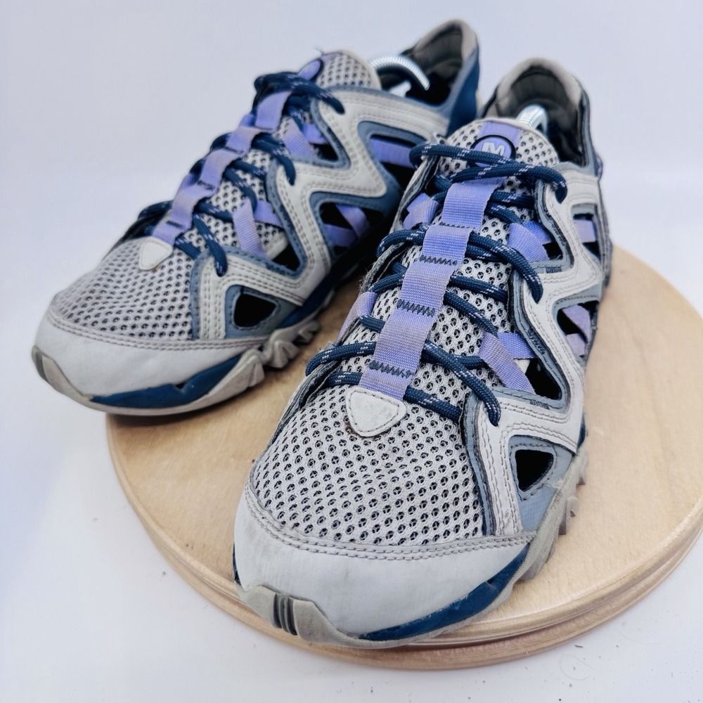Merrell Tetrex Crest Wrap AeroSport Womens 8.5 Gray Water Hiking Shoes J12850